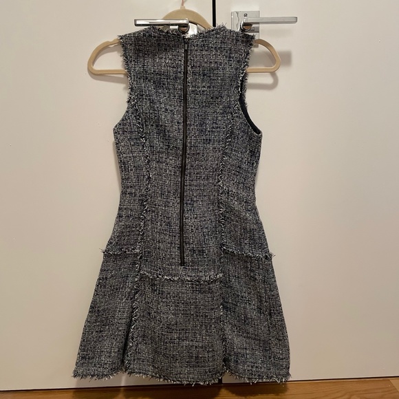 Banana Republic Navy Textured Tweed Dress - Picture 3 of 6